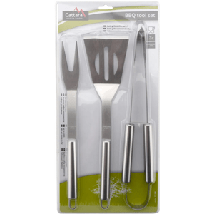 Cattara Grilovací nářadí BBQ sada 3ks blister 13109